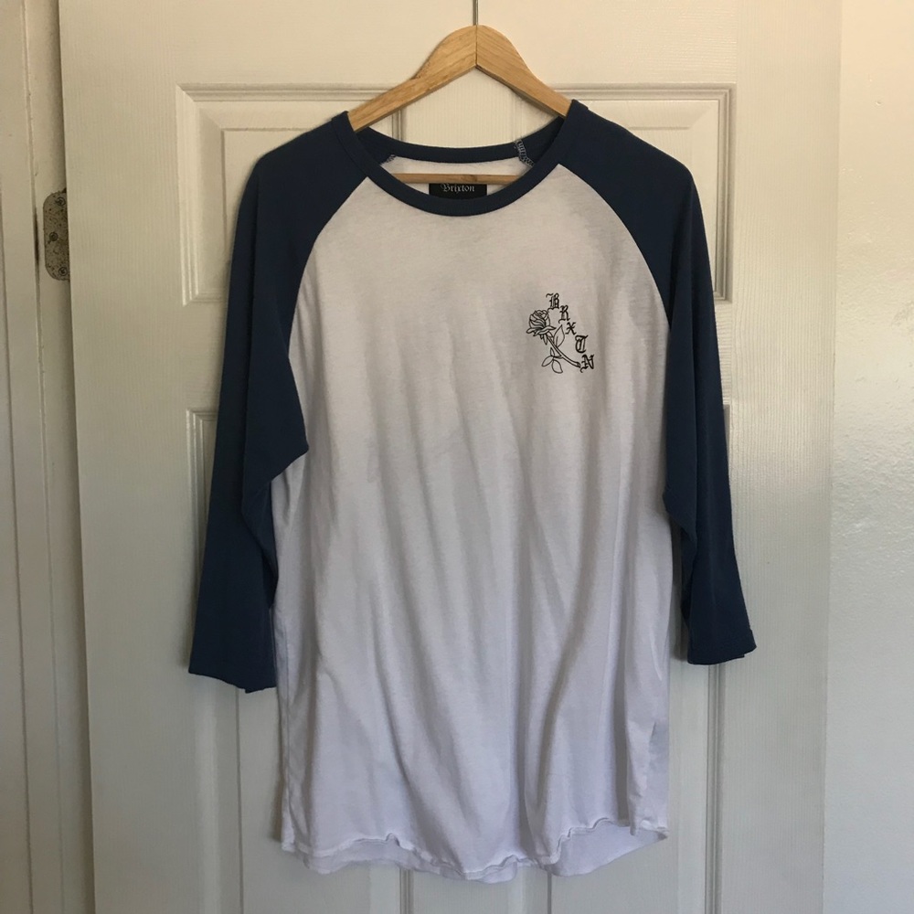 Brixton rose baseball tee